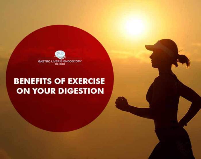 Benefits of regular exercise for digestive health